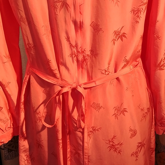 Vintage Coral Bamboo dress - Picture 7 of 8